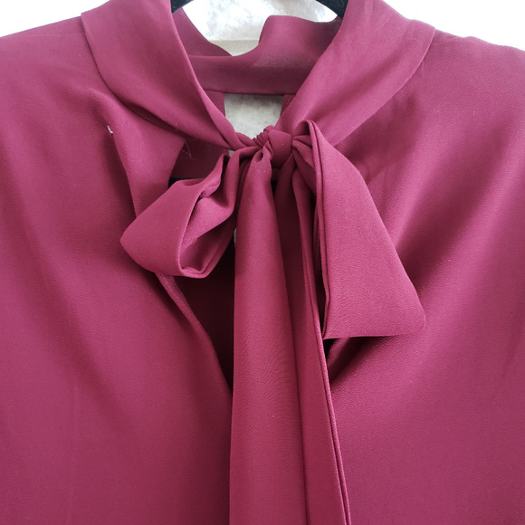 NSR Blouse in Burgandy/Wine - Picture 4 of 6